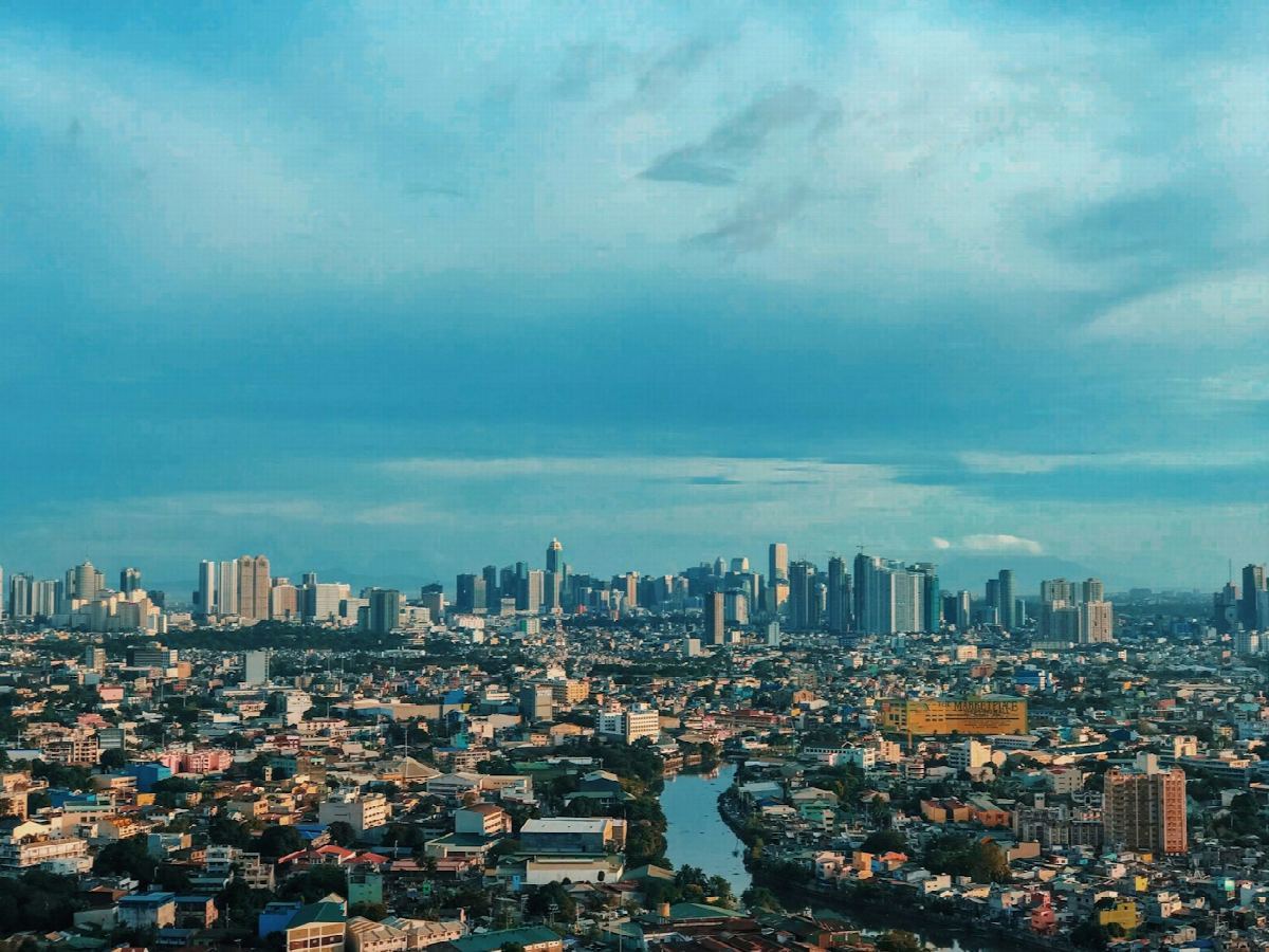 Manila skyline on a clear day